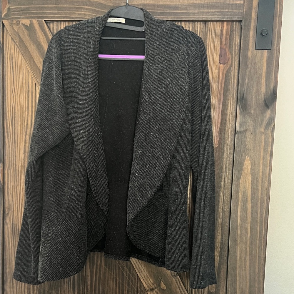 Maurices Charcoal Open Front Blazer#1